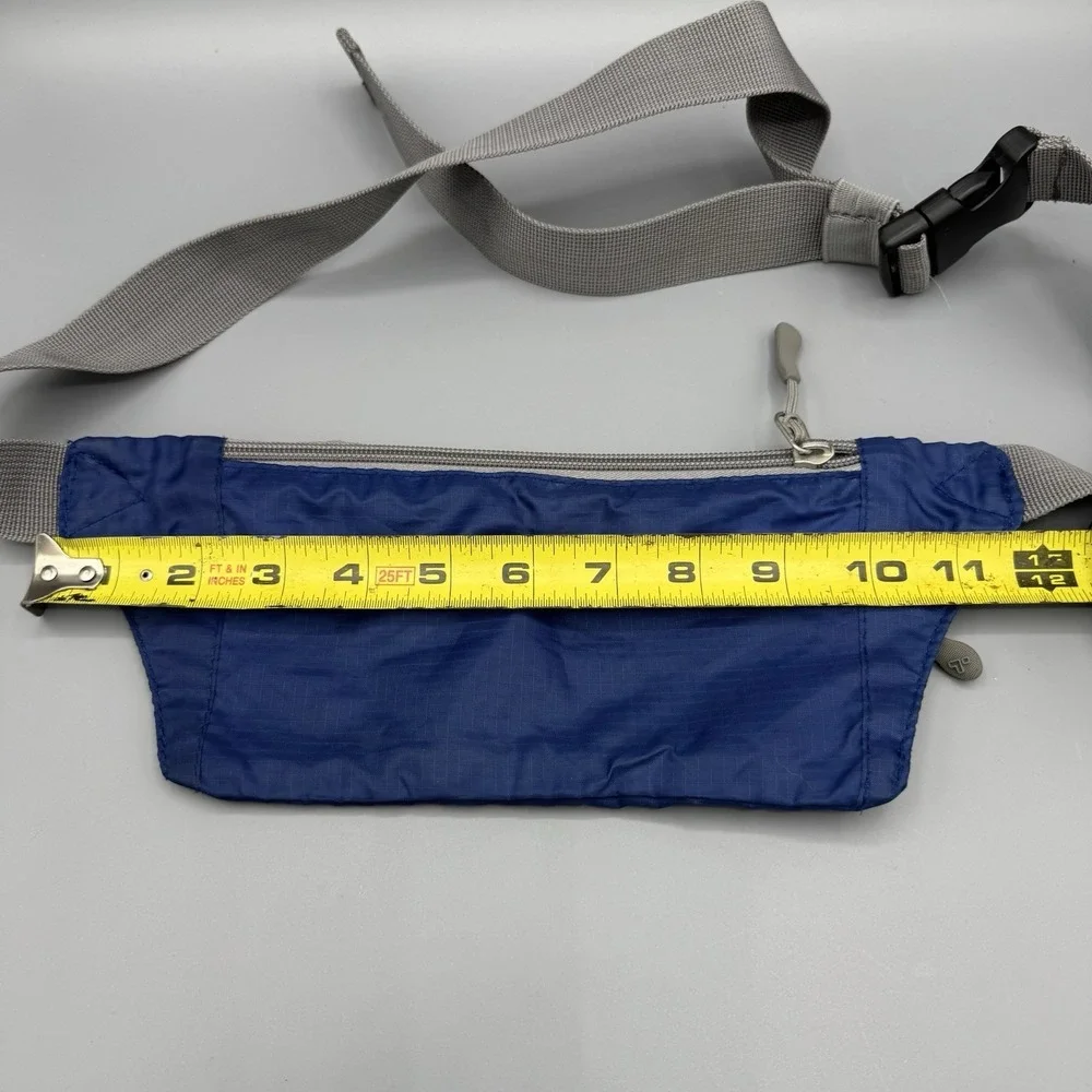 Travelon Triple Zip Waist Pack Royal Blue One Size 1.25